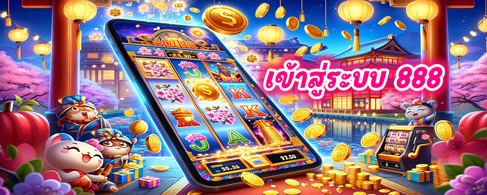 เข้าสู่ระบบ 888 ทดลองเล่นสล็อตเป็นโอกาสที่ดีในการสนุกกับเกมใหม่ๆ