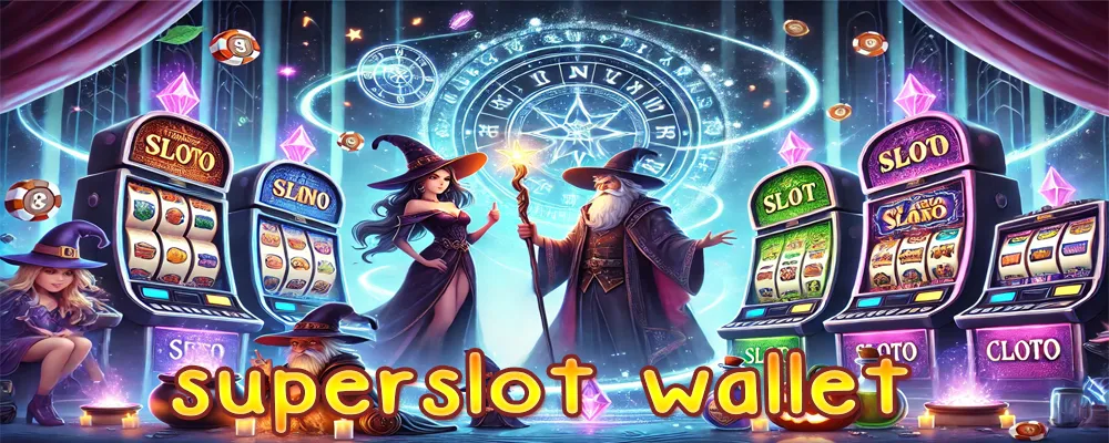 superslot wallet สุดยอดเว็บสล็อต มาแรงอันดับ 1 ในไทย