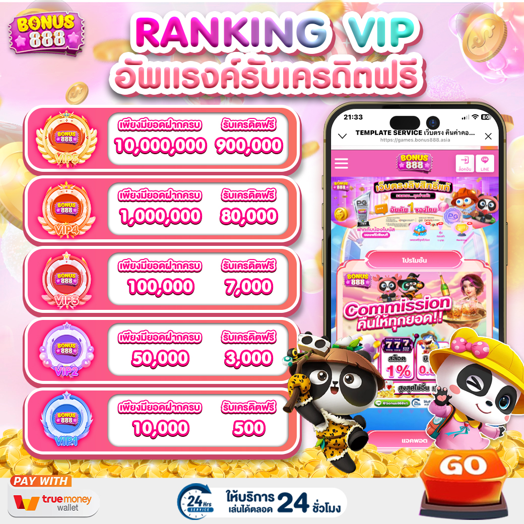 Ranking VIP bonus888