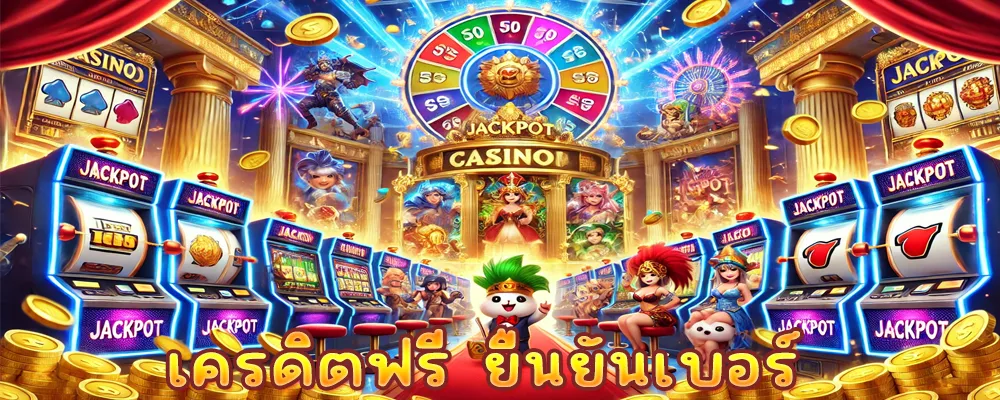 เครดิตฟรี ยืนยันเบอร์ ทดลองเล่นสล็อตฟรี สนุกได้ไม่ต้องลงทุน!