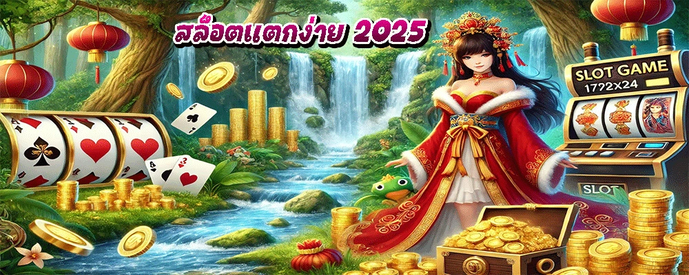 สล็อตแตกง่าย 2025 สมัครสมาชิกวันนี้ พร้อมเข้าเล่นเกมจากค่ายชั้นนำ